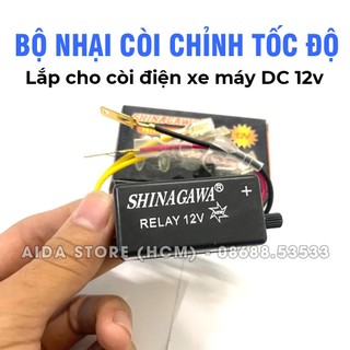 CHỈNH TỐC ĐỘ - Bộ nhại còi, kèn DC 12v điều chỉnh tốc độ nhại