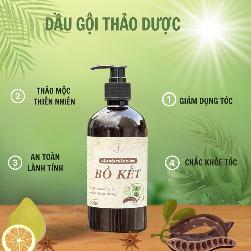 Dầu gội thảo dược Bồ Kết 500ml