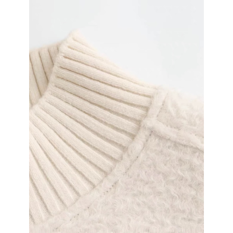 Áo len dệt kim tay bồng hàng TQ