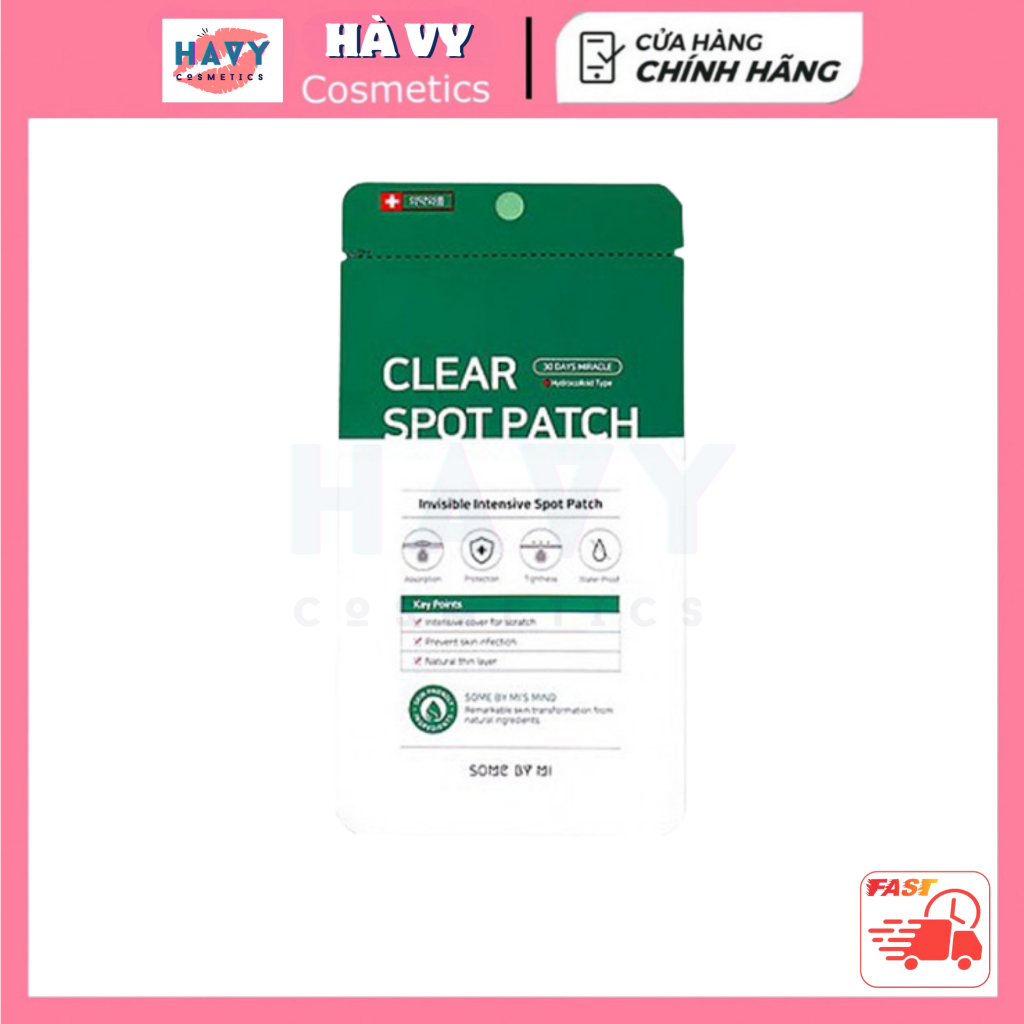 💥🍒Miếng Dán Mụn Some By Mi Clear Spot Patch