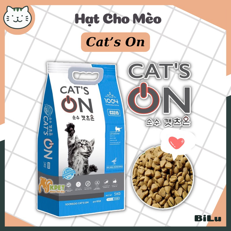 Hạt Cat's On cho mèo mọi lứa tuổi thơm ngon 1kg