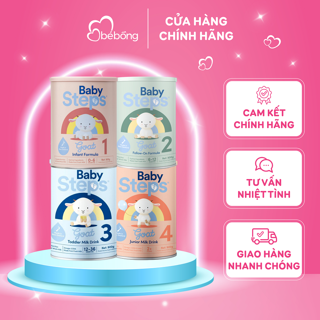 Sữa dê Baby Steps 900g
