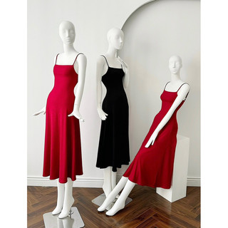 Đầm hai dây xoè basic