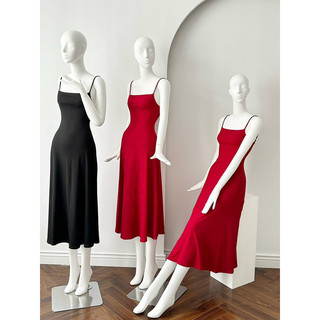Đầm hai dây xoè basic