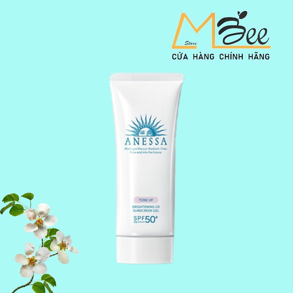 Gel chống nắng dưỡng trắng Anessa Whitening UV Sunscreen Gel  SPF50+, PA++++ 90g