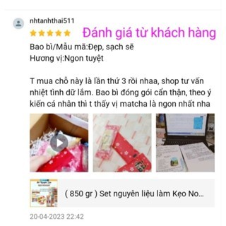 Set tự làm kẹo nougat đủ bơ giấy gạo, vỏ kẹo, nguyên liệu làm kẹo hạnh phúc