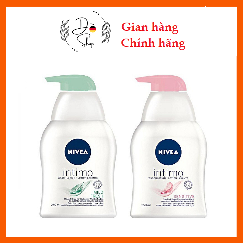 Dung Dịch Vệ Sinh Phụ Nữ Nivea Intimo Đức 250ml