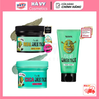 Mặt nạ đất sét trà xanh bạc hà Dreamworks I'm The Real Shrek Pack 110g 