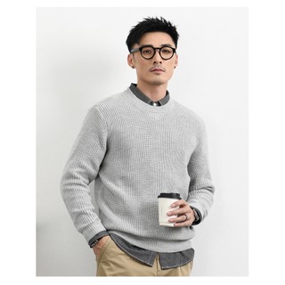 Áo len cổ tròn hạt gạo, chất len mềm mịn, giữ nhiệt, phong cách trẻ trung năng động