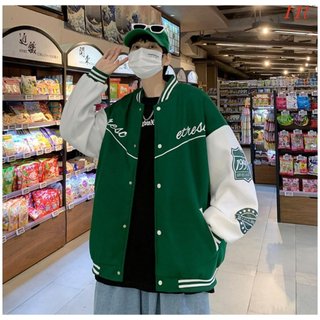 Áo Khoác Bomber tia set chéo - phong cách nam nữ chất nỉ bông cotton