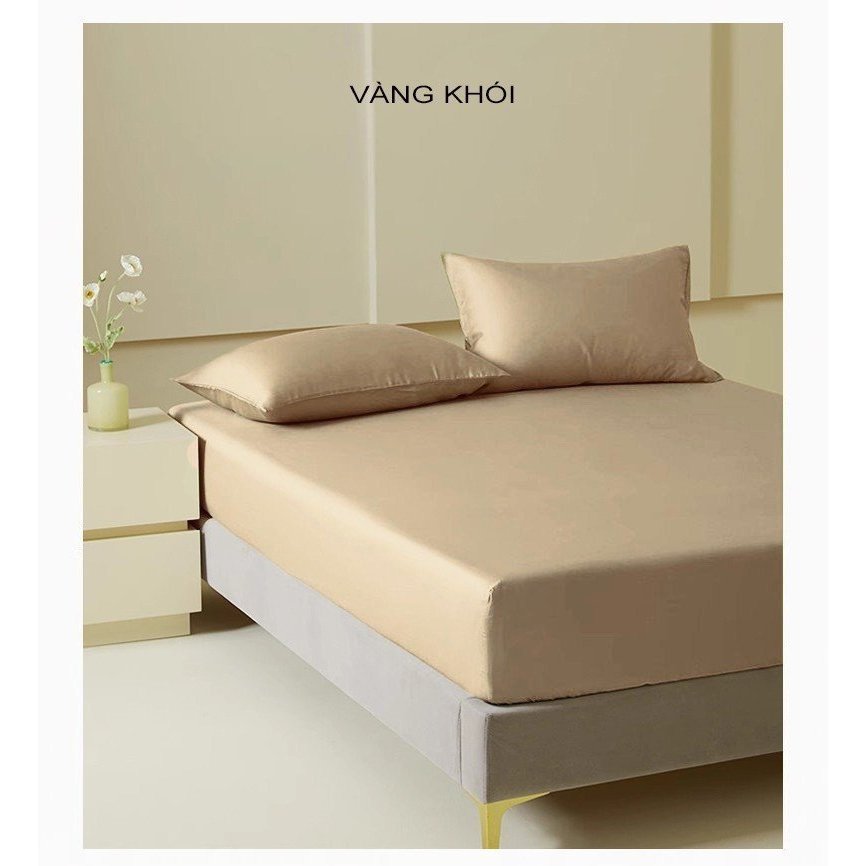 Set ga gối Lasante vải Tencel gỗ khuynh diệp lụa thực vật 4 món cho giường 1.6m x 2.m