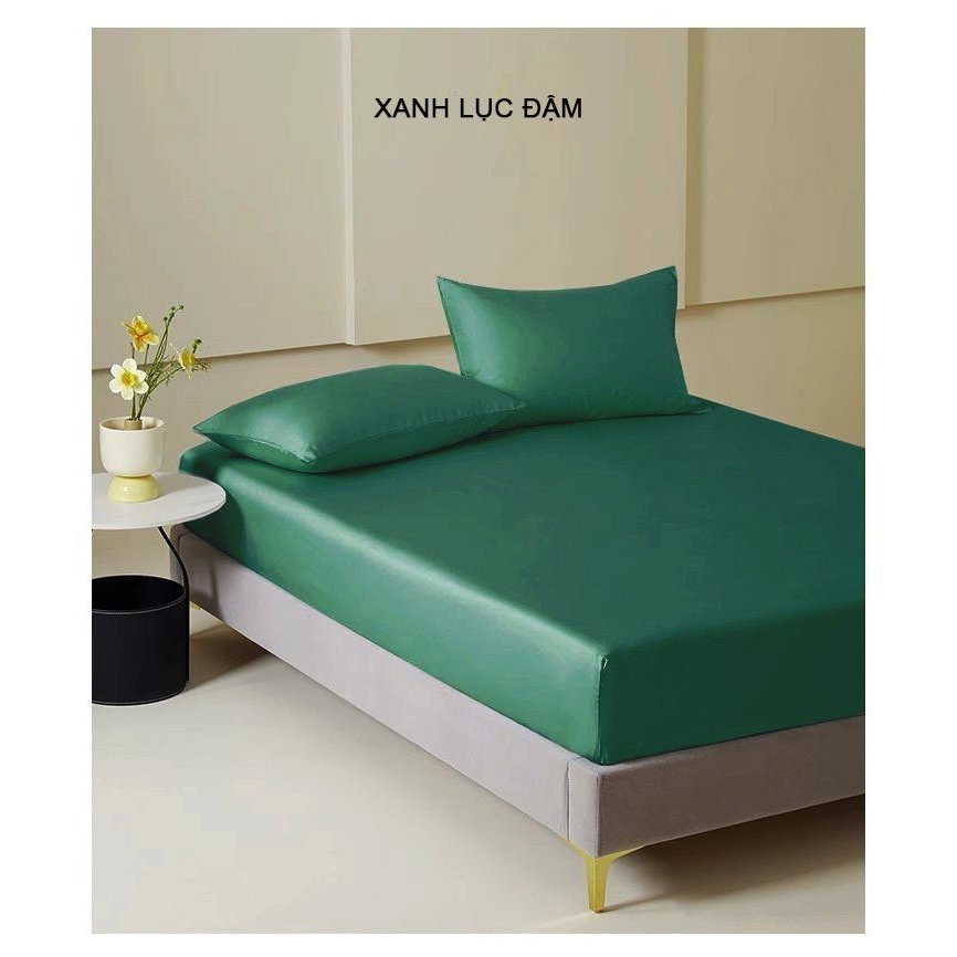 Set ga gối Lasante vải Tencel gỗ khuynh diệp lụa thực vật 4 món cho giường 1.6m x 2.m