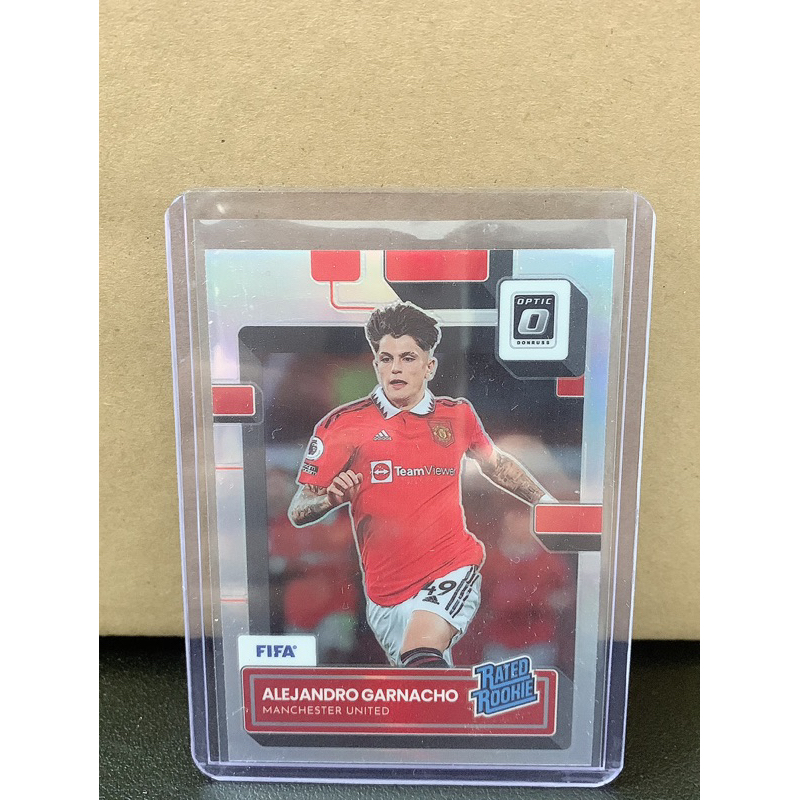 Thẻ Garnacho Optic Holo Rookie Panini Donruss 2022/23