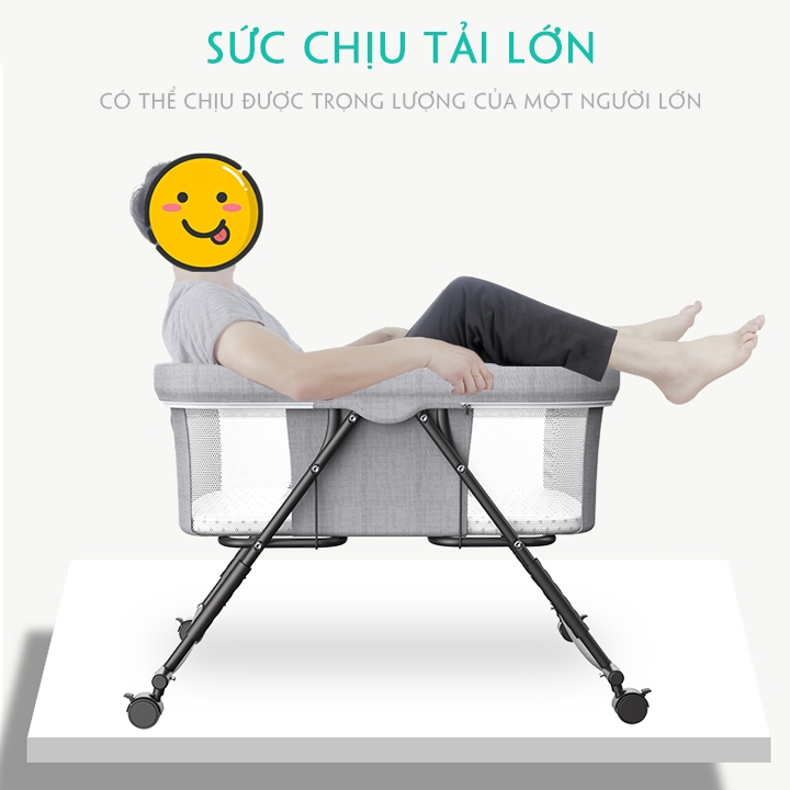 Nôi Cho Bé , Nôi Gấp Gọn Có Thể Tháo Rời Và Điều Chỉnh Đa Năng Di Động