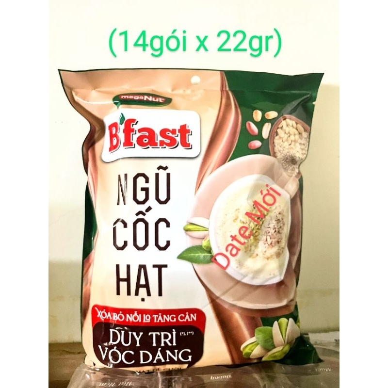 Ngũ Cốc Dinh Dưỡng Ít Đường B'fast Vinacafe  DATE MỚI