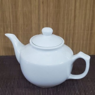 [Gốm sứ] Bình Trà Sứ Trắng Loại Đẹp Số 2 (450ml)🥰<Có nhiều dung tích tùy chọn>