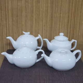 [Gốm sứ] Bình Trà Sứ Trắng Cao Cấp 🥰<Có nhiều dung tích tùy chọn>