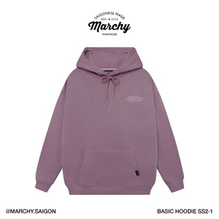 Marchy - basic hoodie ss2-1 - áo khoác tròng đầu