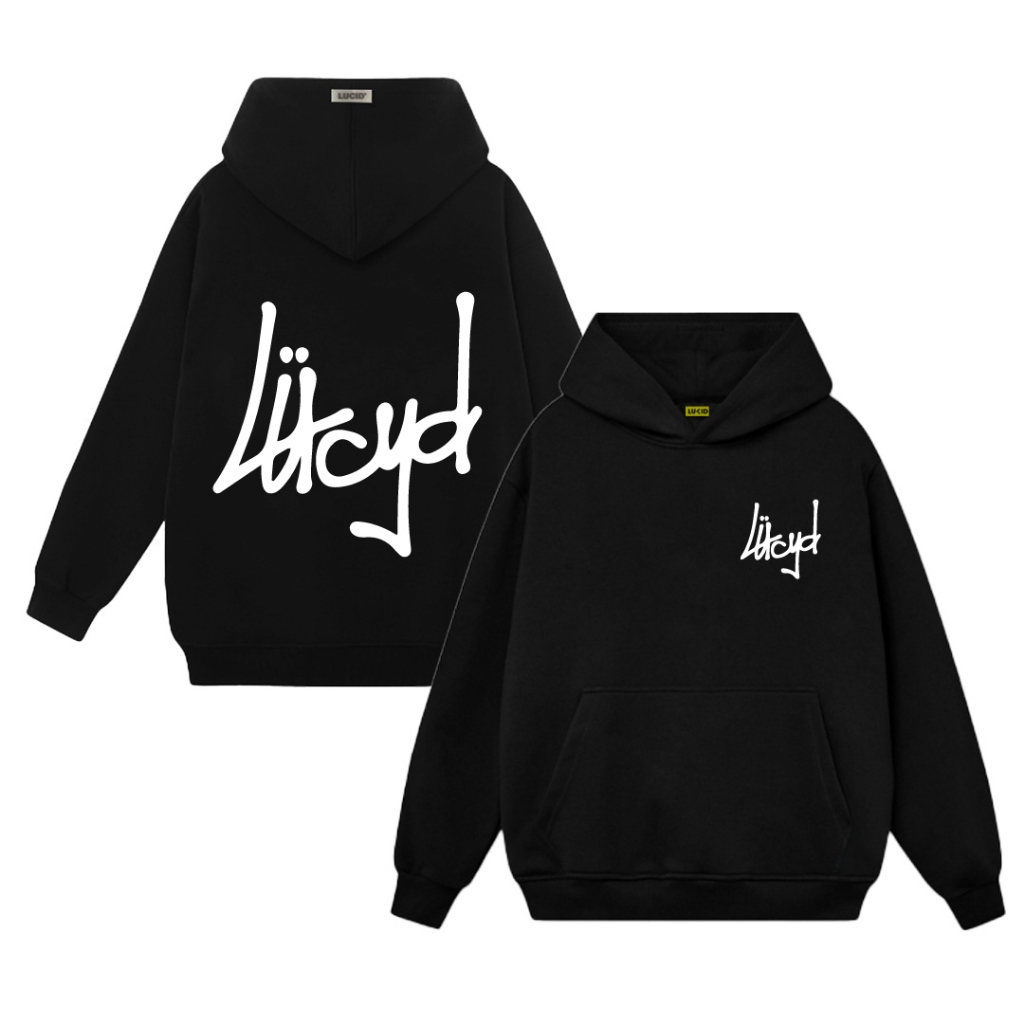 Áo Hoodie Local Brand Unisex LUCID.lucyd Nam Nữ Nỉ Bông Mũ 2 Lớp