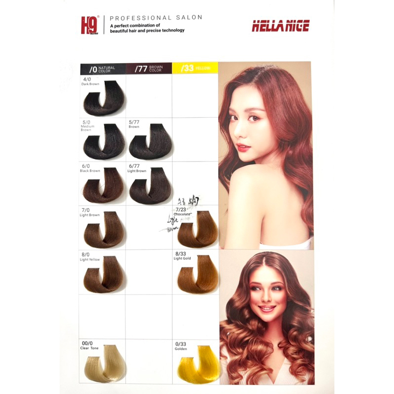 Màu Nhuộm Tóc Trực Tiếp Hella nice H9