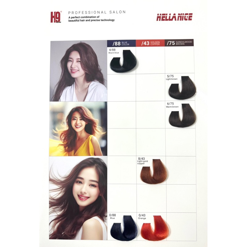 Màu Nhuộm Tóc Trực Tiếp Hella nice H9