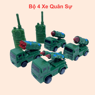 Xe quân sự đồ chơi ô tô cho bé chạy đà cót chất liệu cao cấp màu sắc đẹp mắt cho bé sưu tập