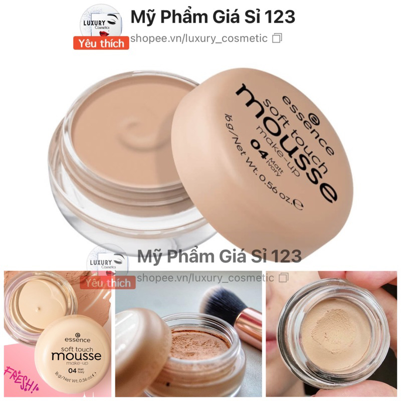 ( Bản mới ) Phấn tươi Đức Essence Soft TouchMousse