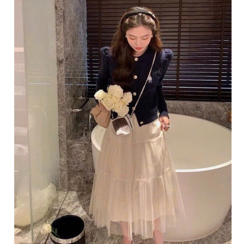 Áo khoác len gấu Whoau