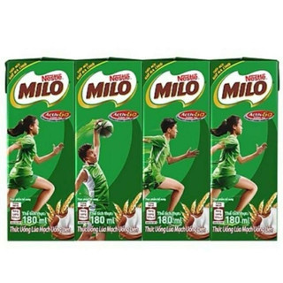 1 vỉ 4 Hộp Sữa MiLo 180ml