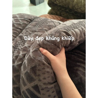 Chăn đại hàn lông thỏ COCO cao cấp kích thước 2m-2m2
