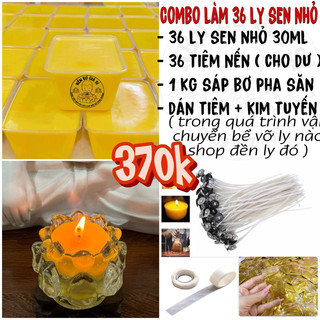 Combo làm 36 ly sen nhỏ ( kèm văn khấn cúng dường )