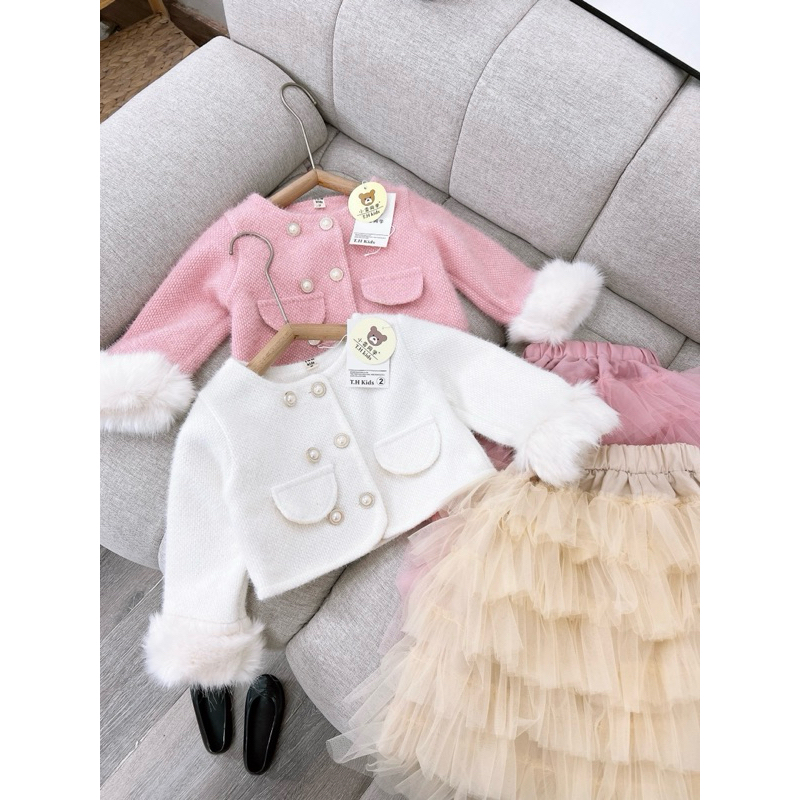 Set bộ hot trend 3 tầng cao cấp cho bé gái
