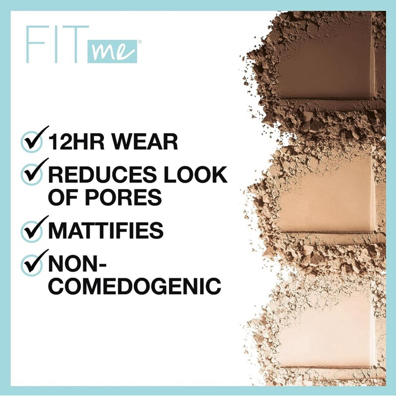 Phấn phủ mịn lì, kiềm dầu Maybelline New York FIT ME Matte + Poreless 8.5g