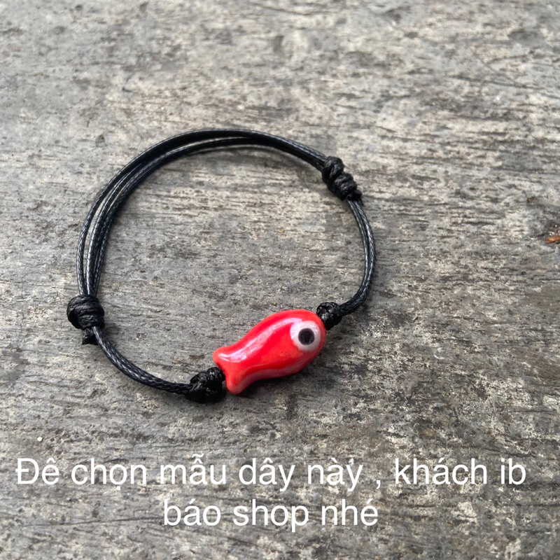 Vòng tay cá con gốm sứ