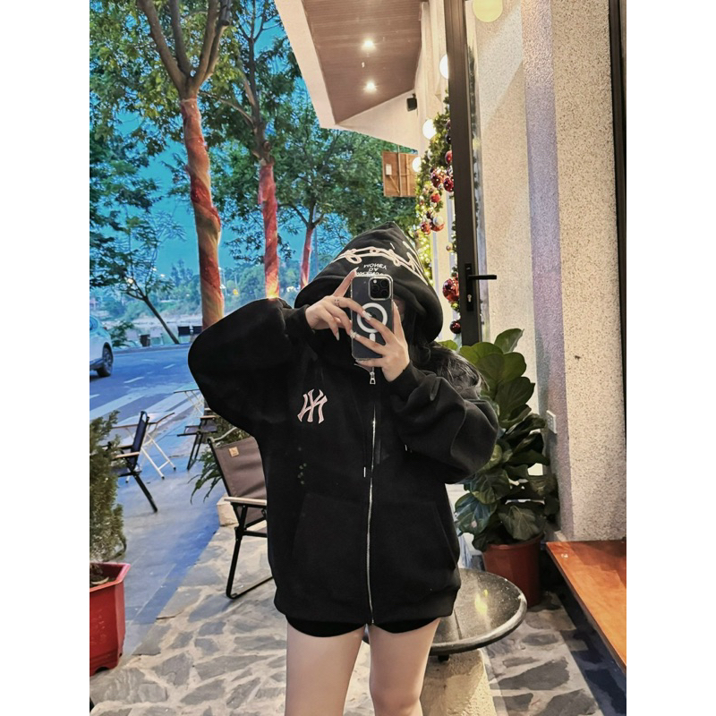 Áo khoác N.Y thêu siêu dày sc