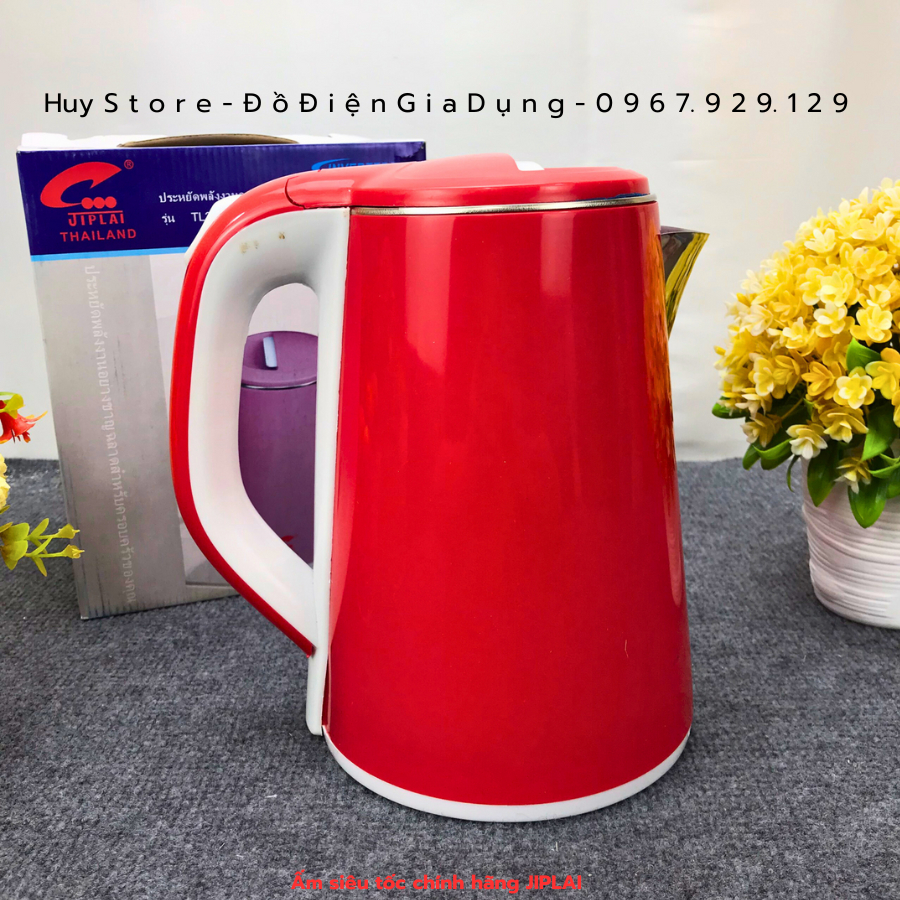 Ấm Siêu Tốc Thái Lan Ziplai 2 Lớp , Bình Điện Đun Nước Siêu Tốc Thông Minh An Toàn Tiên Dụng Cách nhiệt Huy Store