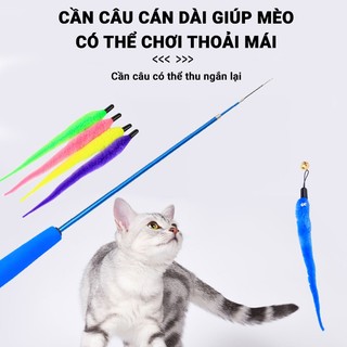 Đồ Chơi Cần Câu Cán Dài Cho Mèo