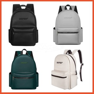 Balo Da Basic Degrey Logo Thêu Thời Trang Nam Nữ - Kamex Store