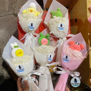 Bó hoa đất sét nhẹ một bông