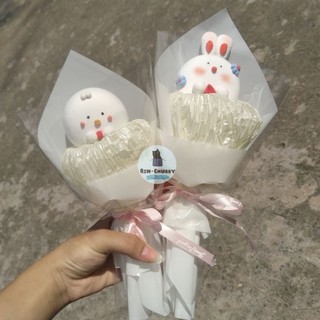 Bó hoa đất sét nhẹ một bông