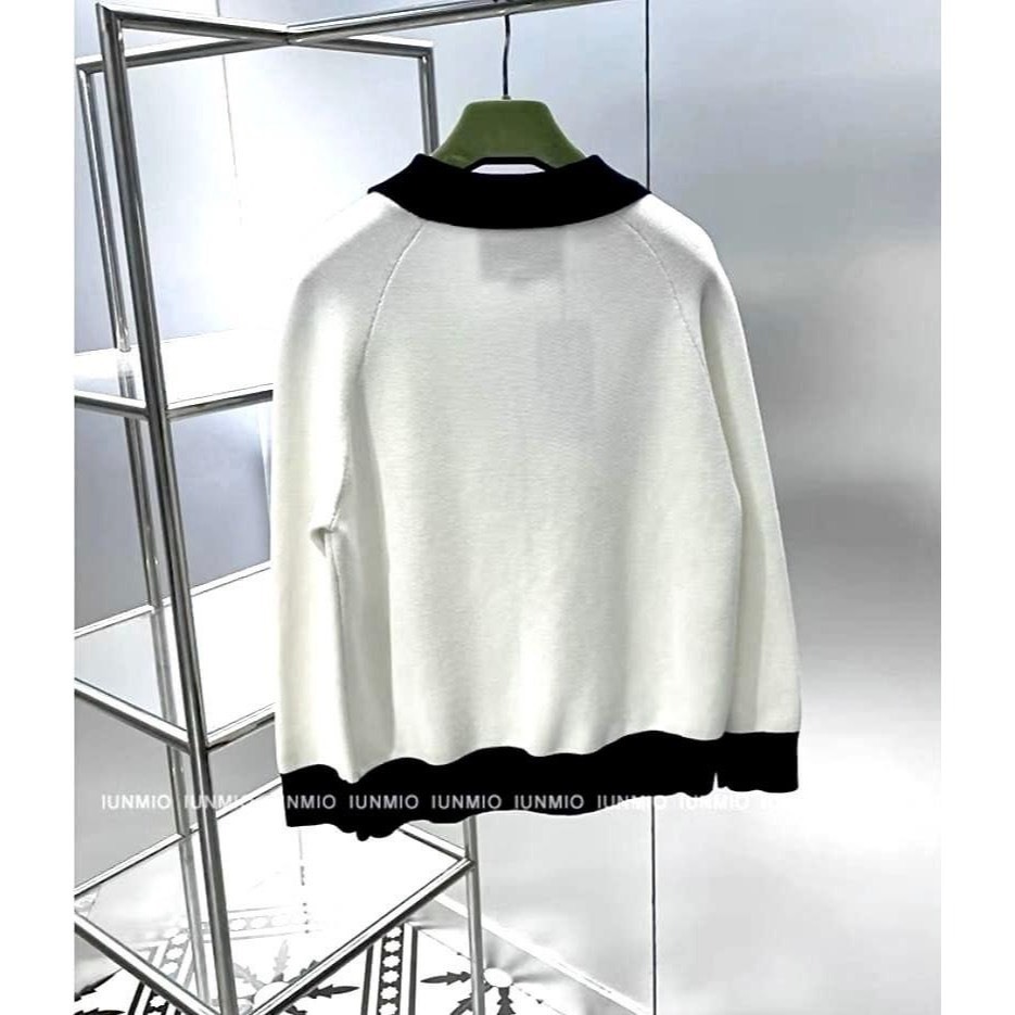 Áo Khoác Cardigan Phối Hoạ Tiết GC Nhẹ Nhàng