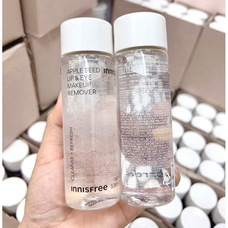 ( Mẫu mới ) TẨY TRANG MẮT MÔI TÁO INNISFREE APPLE SEED LIP & EYE REMOVER GIÁ SALE 50%