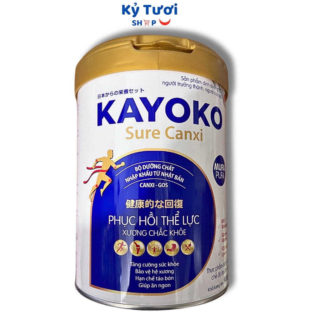 Sữa bội KAYOKO SURE CANXI phục hồi thể lực xương chắc khỏe 900g