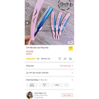 Cán dao cạo lông mày
