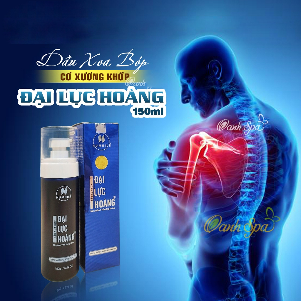 Dầu Xoa Bóp Đại Lực Hoàng 150ml-Dầu xoa bóp Đại Lực Hoàng hỗ trợ xương khớp