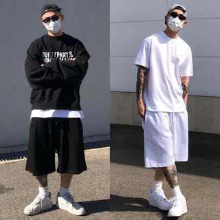 Baggy short - quần short qua gối nỉ da cá