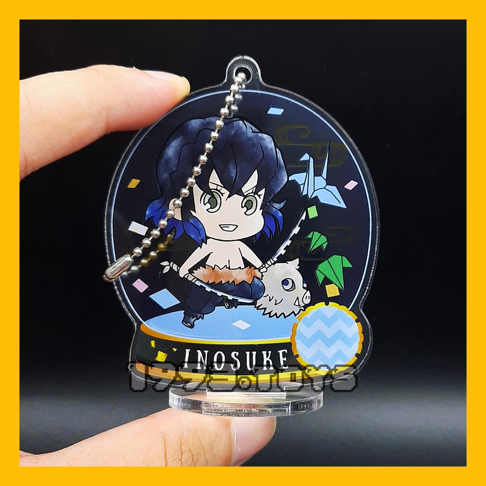 Standee mô hình nhân vật Kimetsu no Yaiba - TwinCre Acrylic Keychain Tojikore A Vol.4 -Origami- Hashibira Inosuke