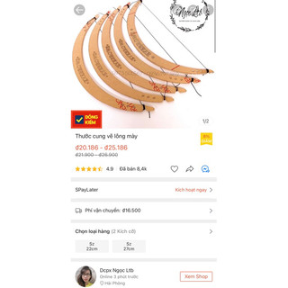 Thước cung đo lông mày