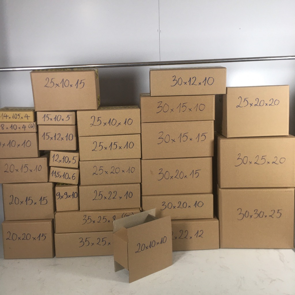 20x10x10 Hộp Carton Đóng Hàng - 01 HỘP