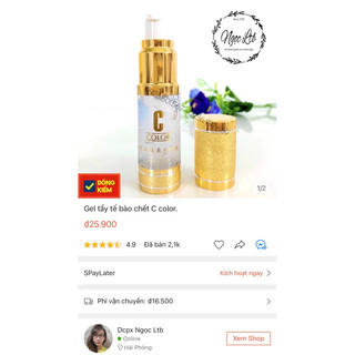 Tẩy tế bào chết môi-mày C color